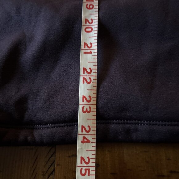 Athleta Purple Quarter Zip Shirt Size XL Fleece Cropped - Picture 7 of 9